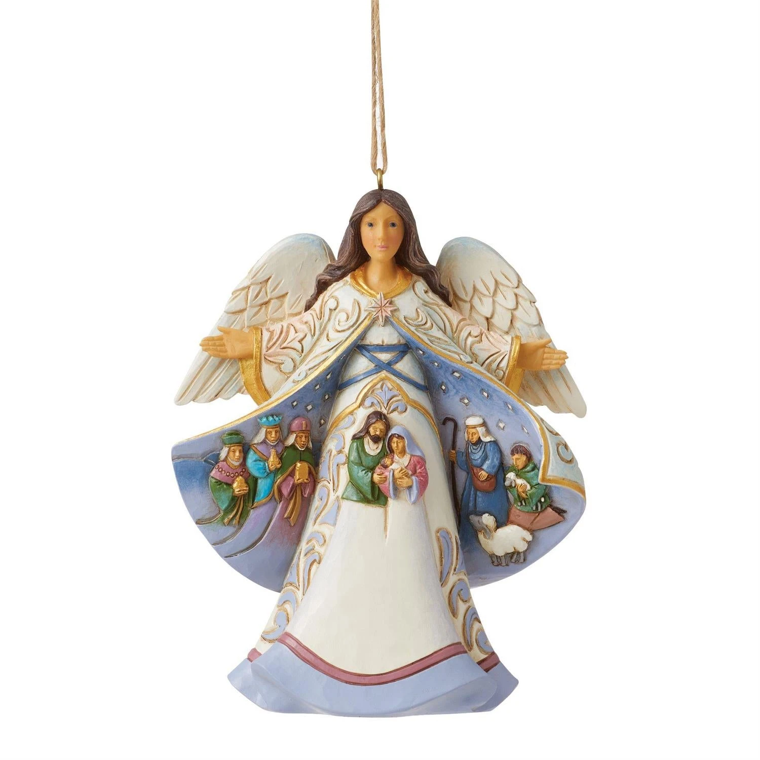 Angel Nativity Scene Coat Ornament 1 Angel Nativity Scene Coat Ornament