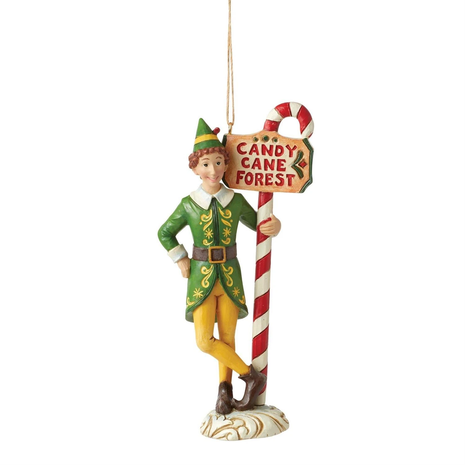 Buddy The Elf - Candy Cane Forest Ornament